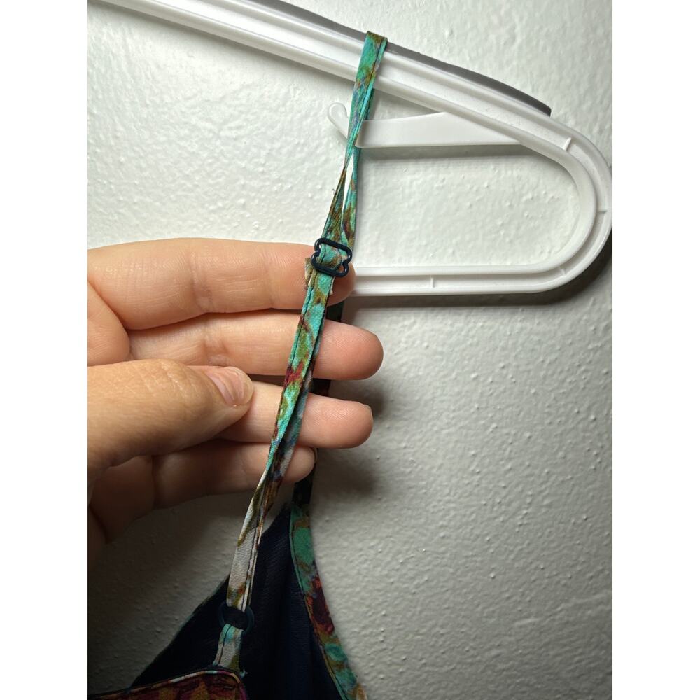 Espirit Multi Colored Pattern Sleeeless Strappy C… - image 4